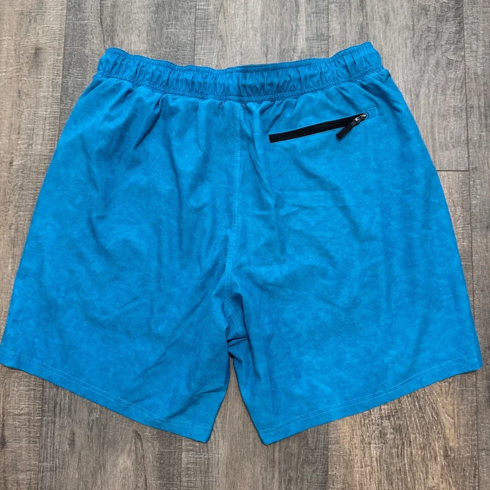 2 Pair Bundle Spyder Men's Swim‎ Trunks Board Shorts XL Blue Teal Green Beach